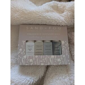 Sand + Fog Fragrance Diffuser Oils Set 4 Classic Scents Essential Oils 0.33oz x4